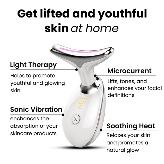Facial & Neck Beauty Massager  - Skin Lifting & Tightening Tool